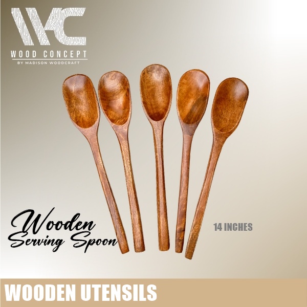 Wooden Serving Spoon/SET OF 3PCS. Shopee Philippines