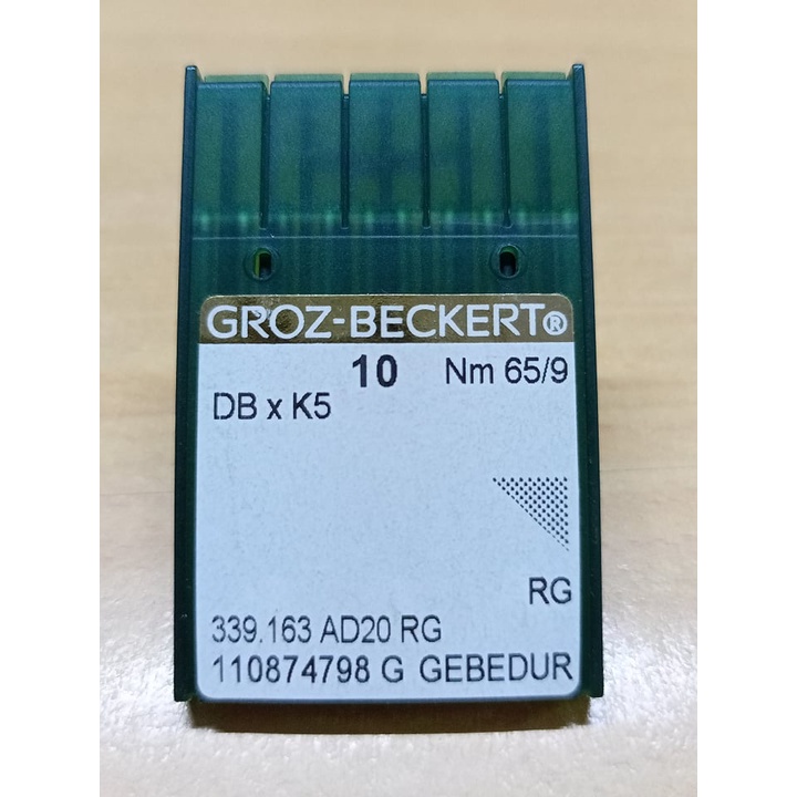 Groz Beckert DBXK5 Embroidery Machine Needles – 100-Pack, Fits Tajima Barudan SWF