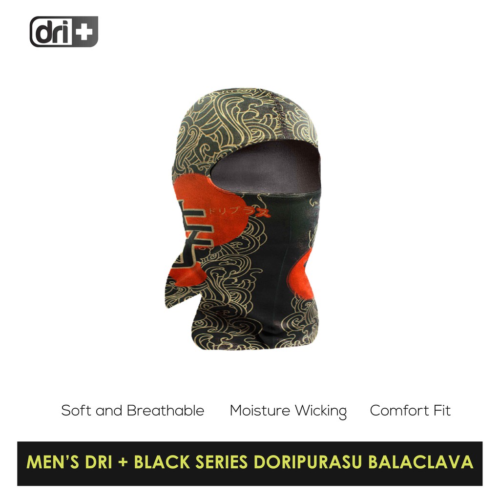 Dri Plus Men's Black Series Washable Multi-Functional Moisture Wicking ...