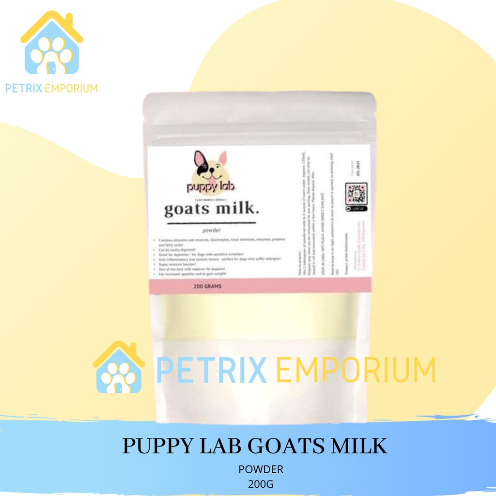 Puppy Lab Goats Milk 200G (For Dogs, Cats, Hamsters and Bunnies