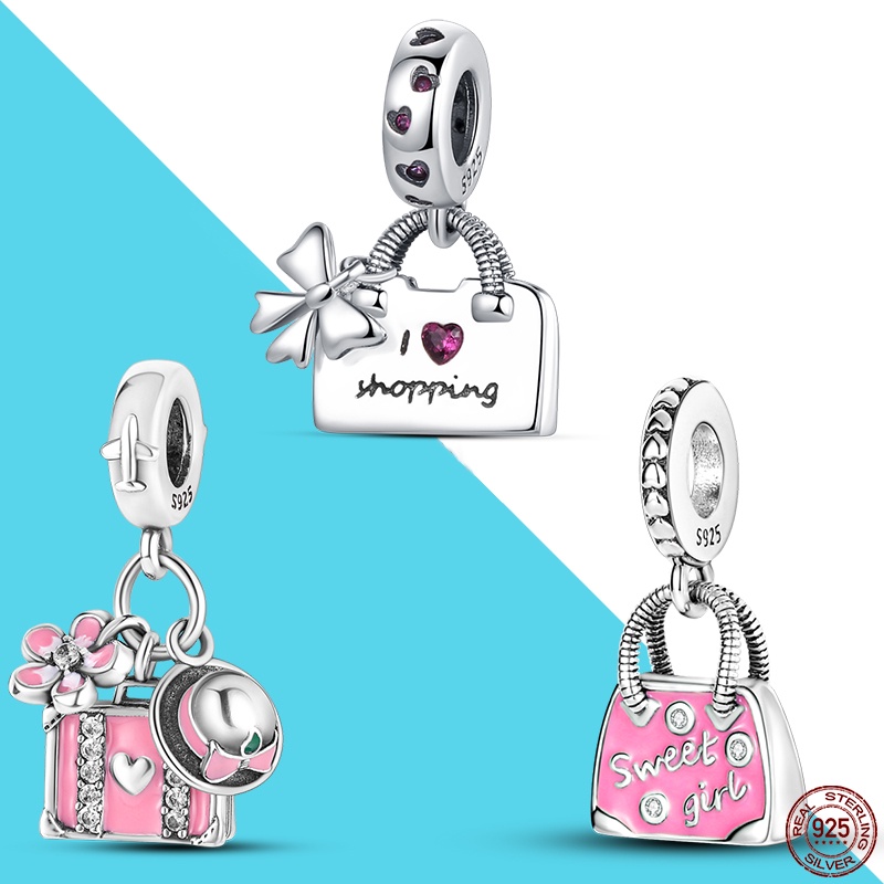 Pandora charm shopping discount bag