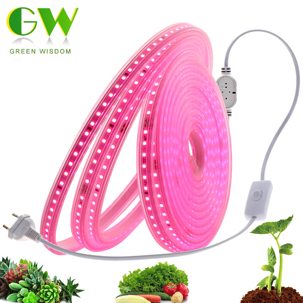 LED Grow Light Full Spectrum LED Strip IP67 Waterproof Phytolamp for ...
