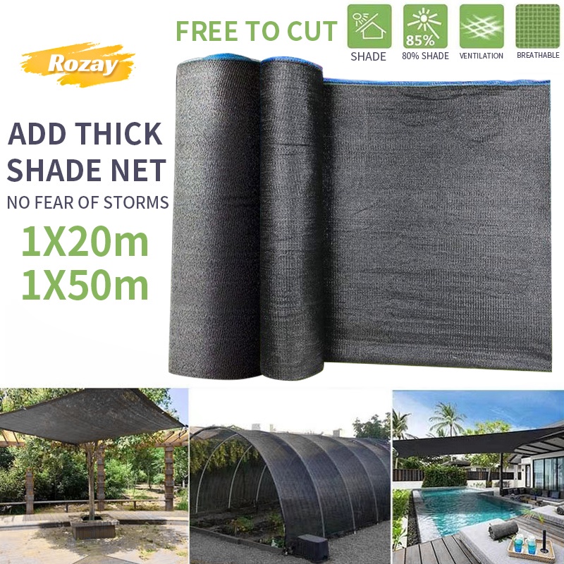 Anti UV 85% Sun Shade Net black Outdoor Garden Net Farm Net Greenhouse ...