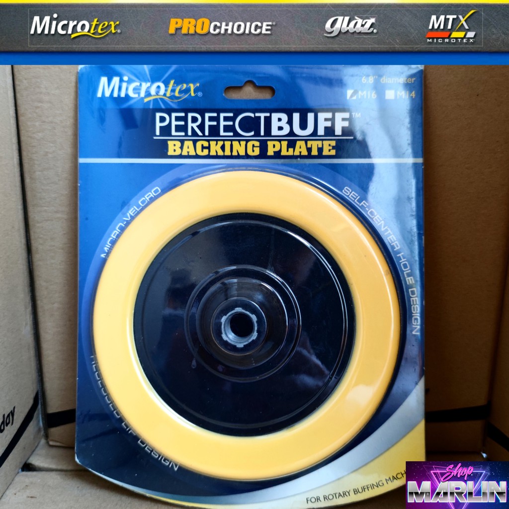 Microtex MTX Backing Plate 6.8 inches M16 for buffing machine | Shopee ...