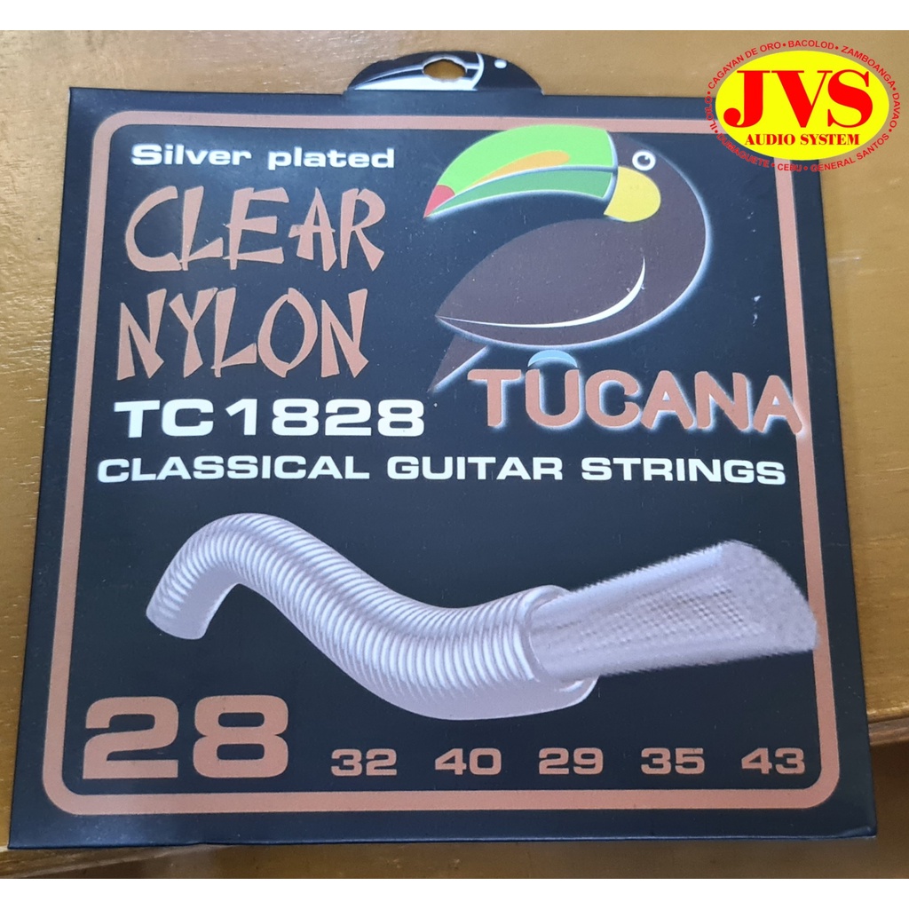 Tucana TC1828 Clear Nylon Classical Guitar String 28 43 Shopee