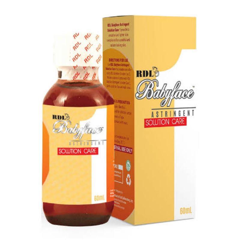 RDL Baby face Astringent 60ml Shopee Philippines