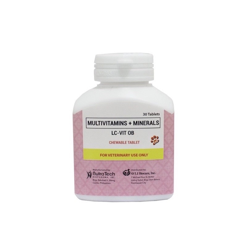 LC Vit OB tablet Multivitamins for Pregnant Dogs | Shopee Philippines