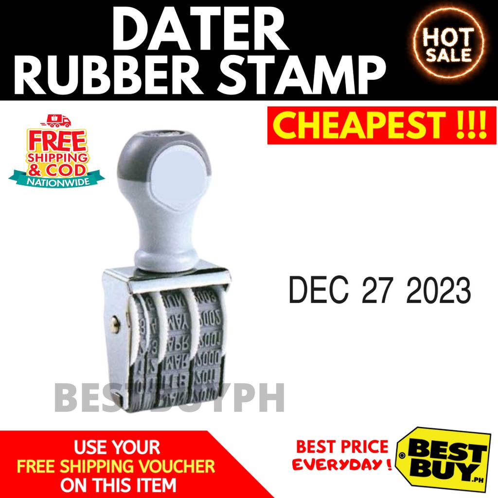 Rubber Stamp Dater CHEAPEST Shopee Philippines