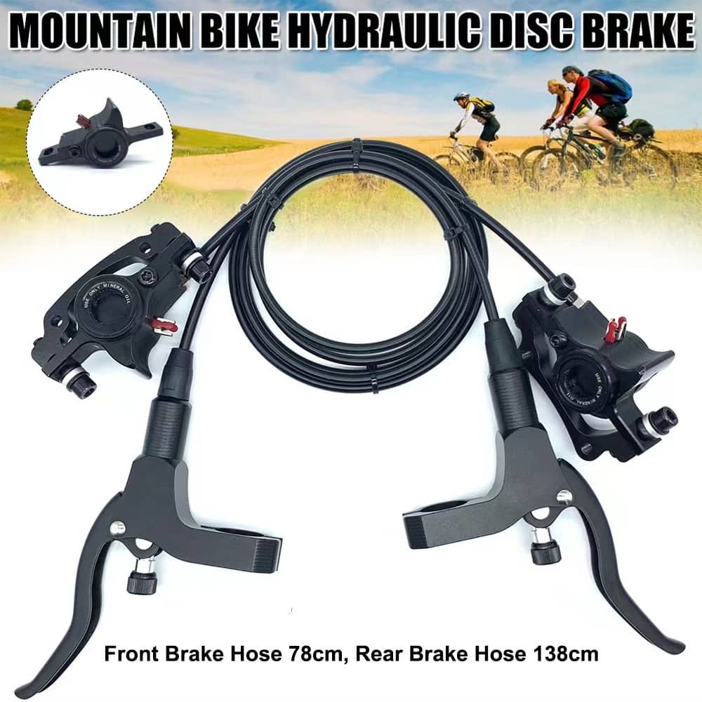 Hydraulic Disc Brake Set for Mountain Bike Disc Oil Brake Front Rear