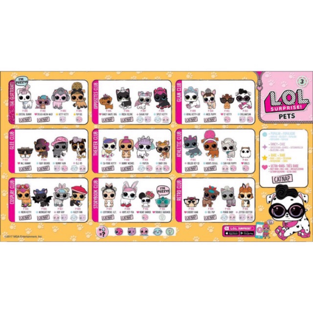 Lol pets series 3 wave hot sale 1 checklist