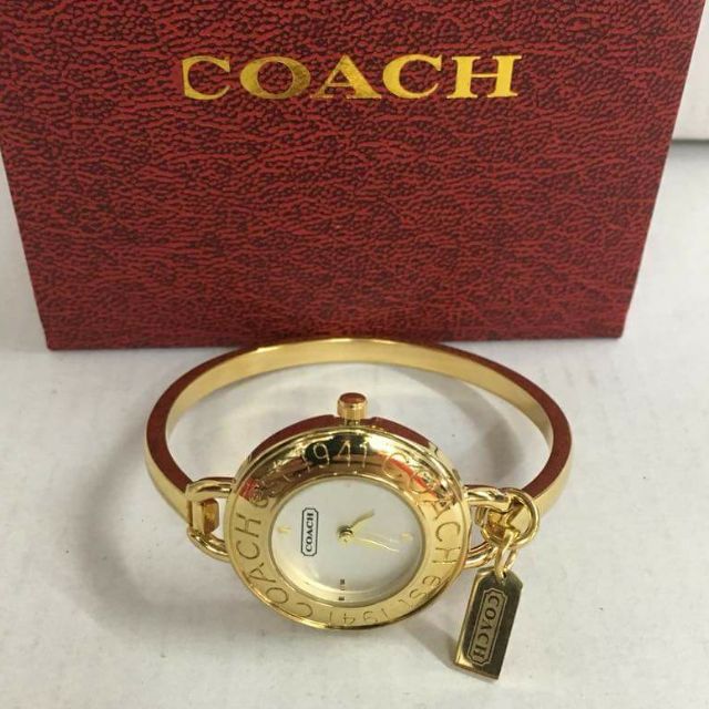 Coach deals bangle watch