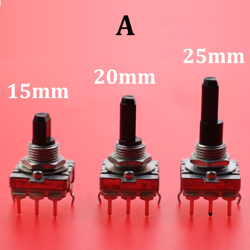 10pcs EC16 Type Encoder 3 Pin Power Amplifier Volume Regulator ...