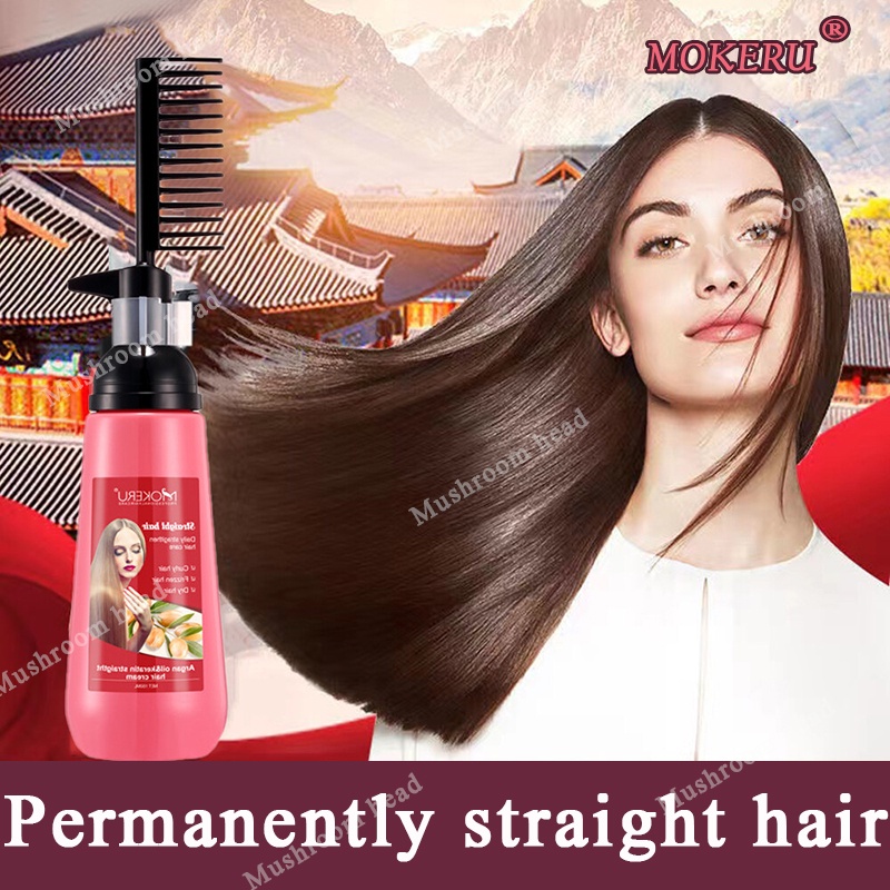 MOKERU rebonding set original permanent hair straightener treatment