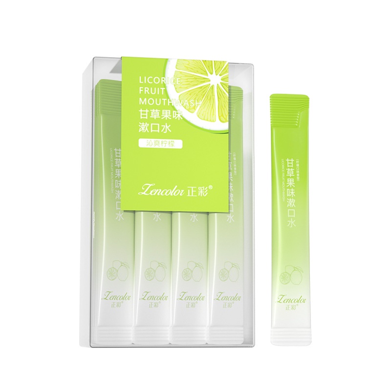 20Pcs Travel Mouth Wash Packets Portable Disposable Mouthwash Bag With