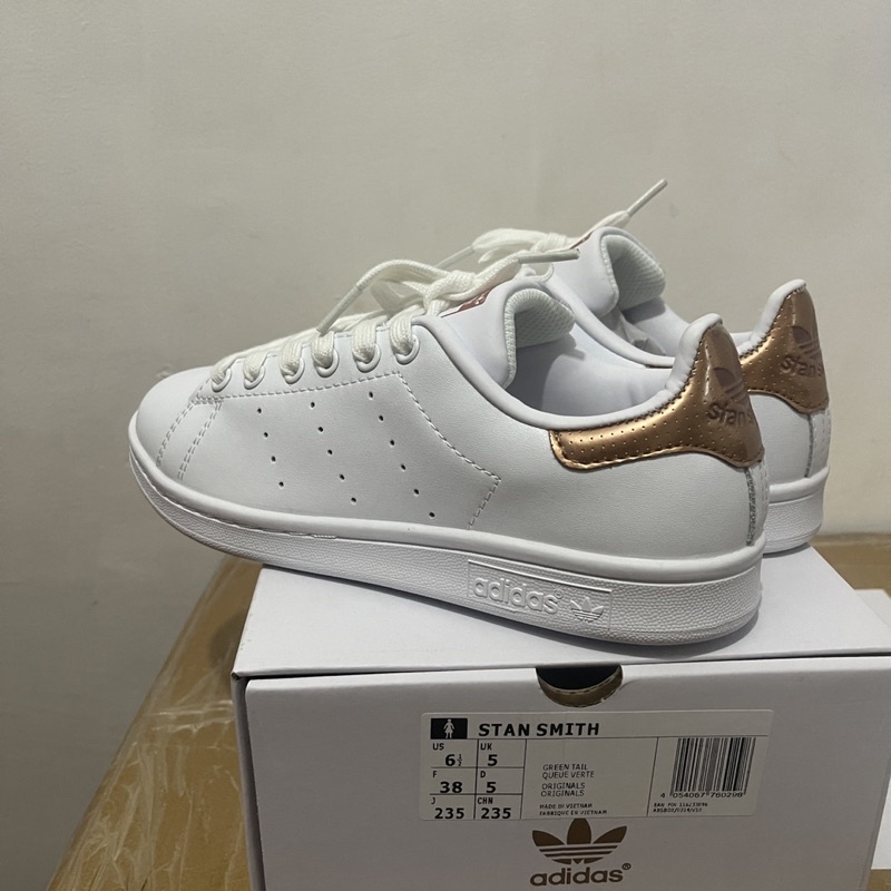 Stan smith gold rose sale