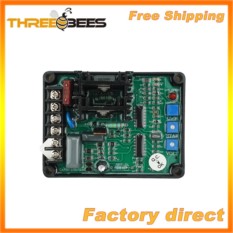 thumbnail image 2 of Chips Gate GAVR-12A Automatic Voltage Regulator (AVR) For Generator – Under Frequency Protection, Open Box 2 of 4