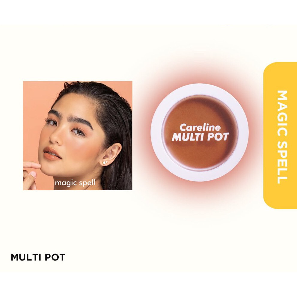 Careline Multi Pot (Multi use, Blush on, Eyeshadow, Longwearing, Makeup