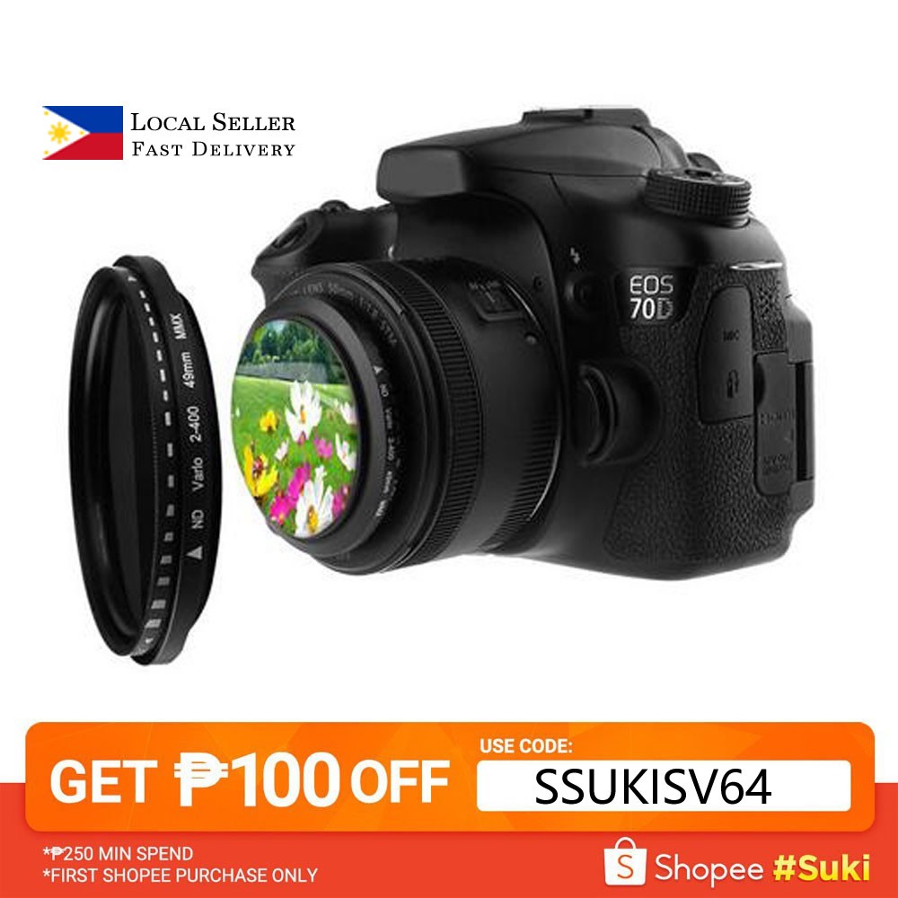 Variable ND Filter Adjustable ND2 to ND400 Neutral Density for SLR DSLR