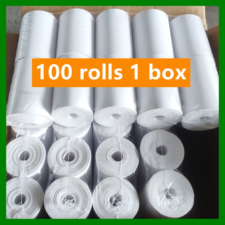 Thermal paper 57mmx30mm 100 rolls of thermal paper coreless Bluetooth ...