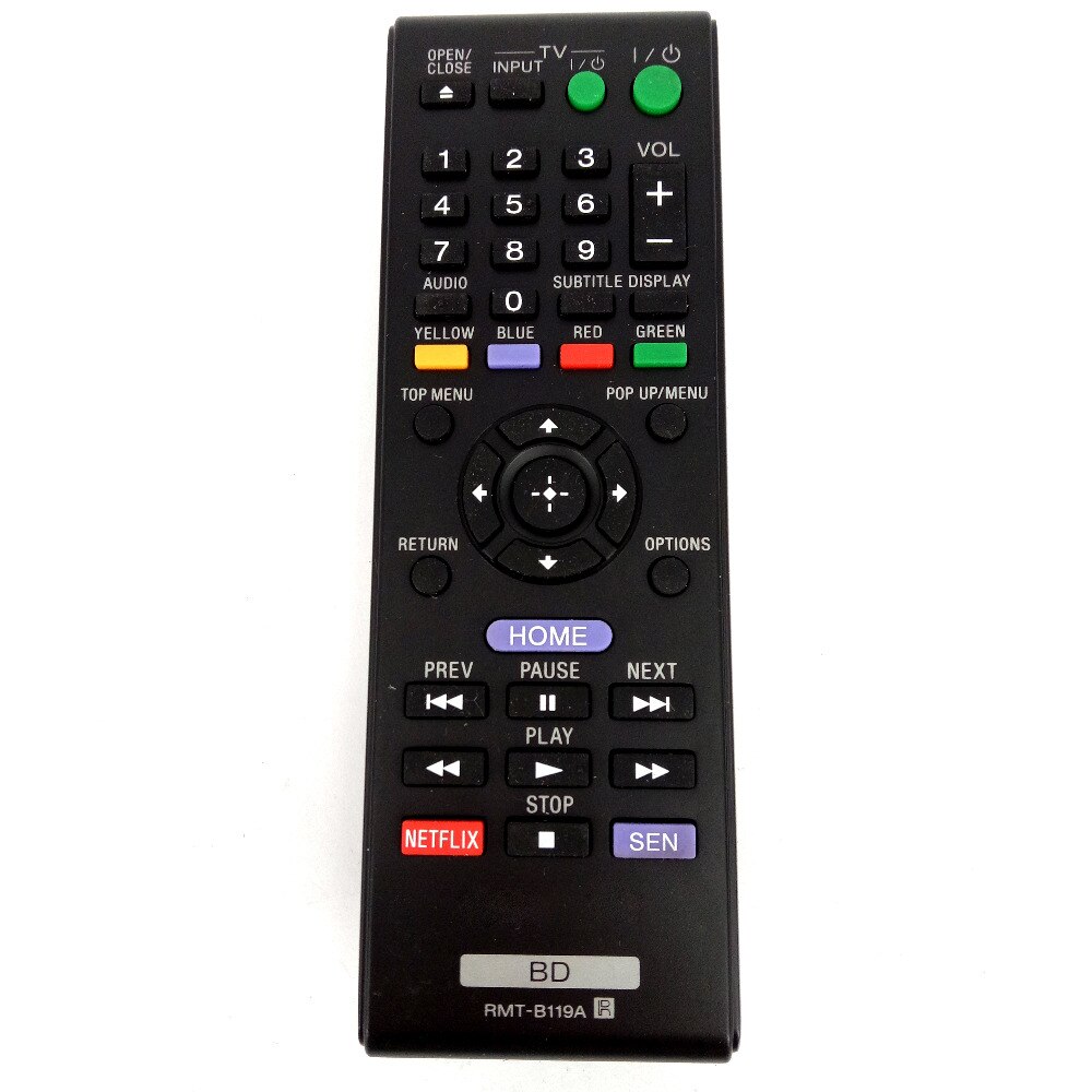RMT-B119A replace For Sony BLU-RAY DVD Player Remote Control BDP-BX59 ...