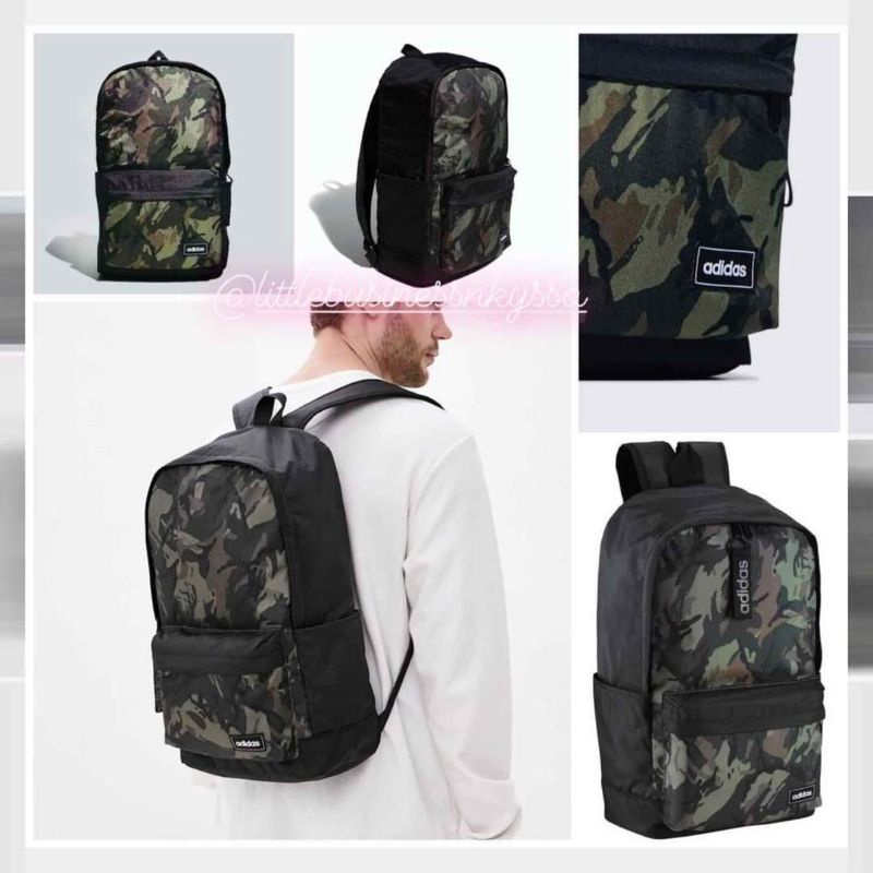 ADIDAS BACK PACK Classic Camo Back Pack | Shopee Philippines