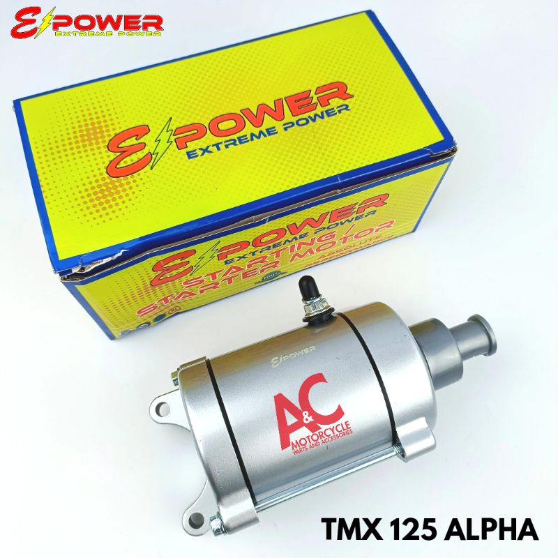 E Power Tmx 125 Alpha Starter Motor 