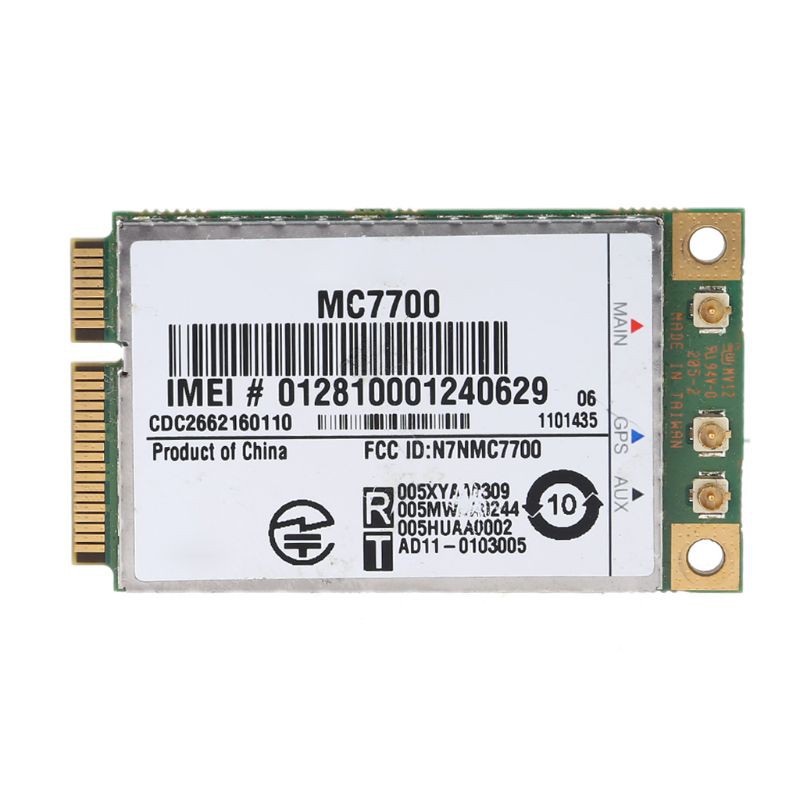 Mini PCI-E 3G/4G WWAN GPS Module MC7700 PCI Express 3G HSPA LTE ...