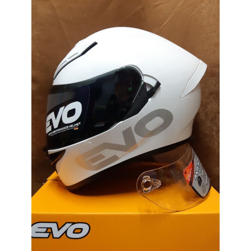 EVO HELMET GSX 3000 pearl white Shopee Philippines