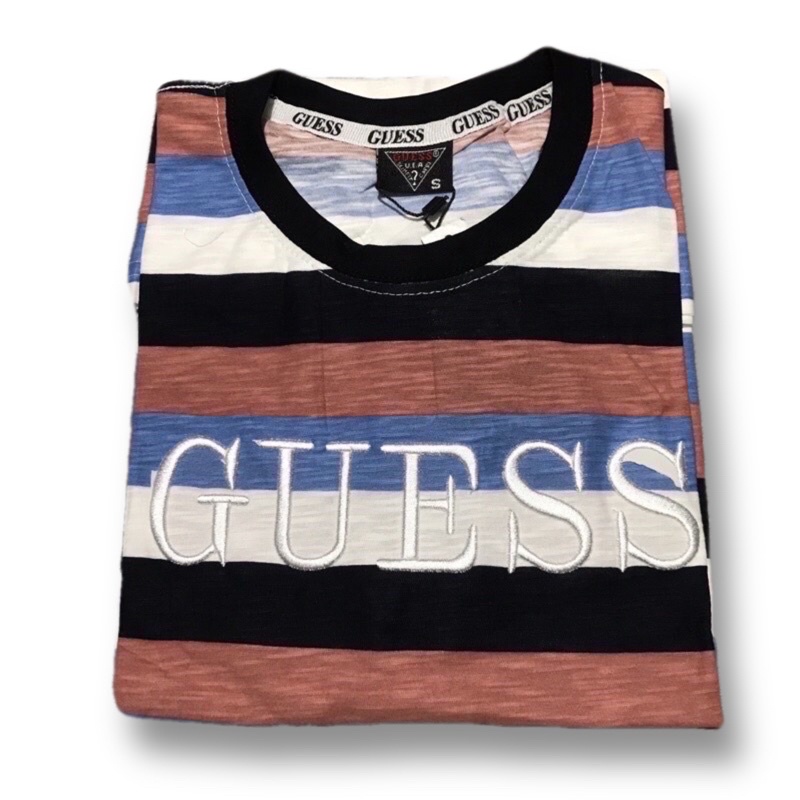 Guess shirt striped womens online