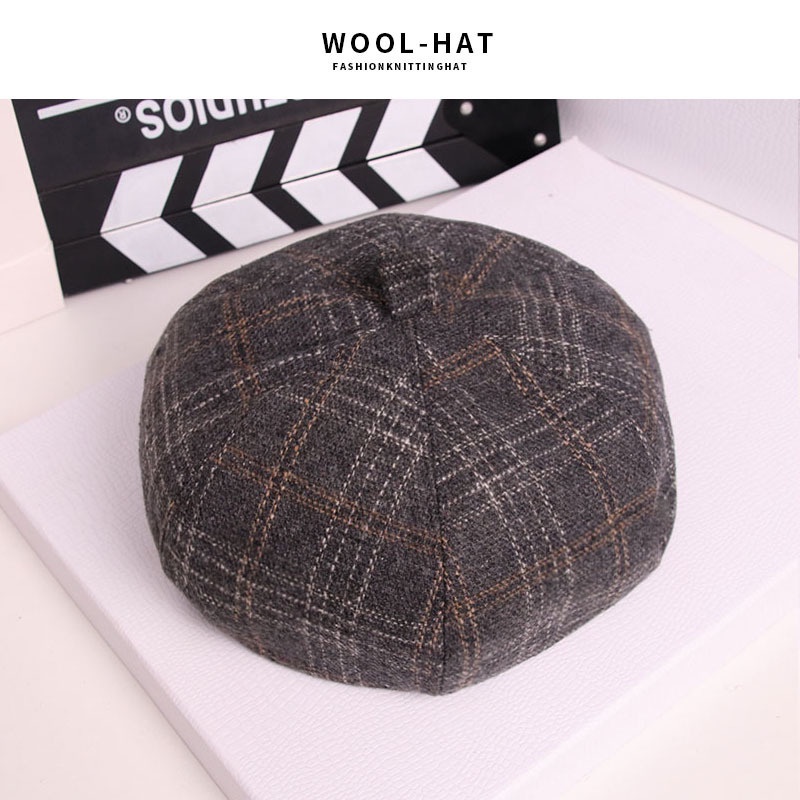 Women's Korean Fashion elegant couple beret hat（#Plaid, checkered,  Grid）Retro adjustment sun protection cotton cap, Women's Fashion, Watches &  Accessories, Hats & Beanies on Carousell