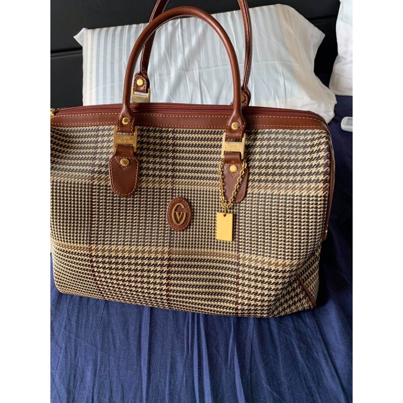 Louis Vuitton Speedy handbag 35 in brown canvas customized wake up, don't  be nervous-1323512590 Cloth ref.855352 - Joli Closet