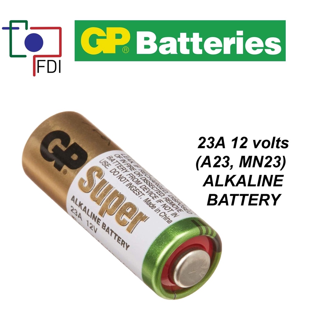 GP 23A 12V high voltage alkaline battery A23 K23A LR23A Shopee