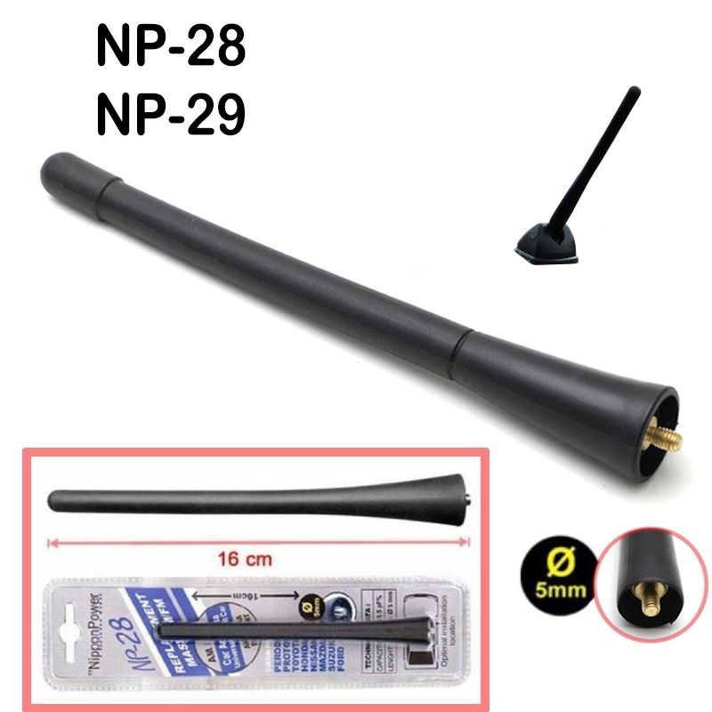 Universal Radio Antenna Kereta Myvi Shark Fm Booster Antena Exora Icon