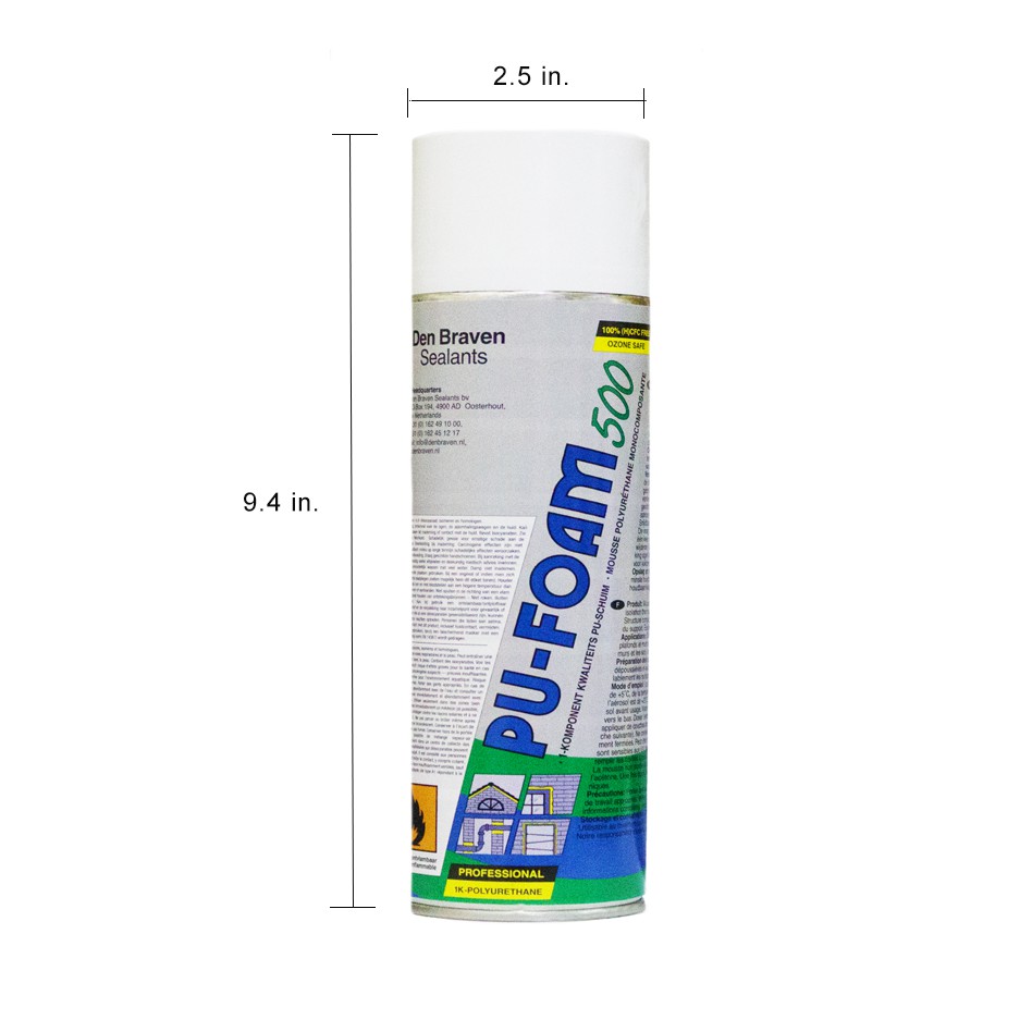 Den Braven Zwaluw Expanding Polyurethane PU Foam Spray 500 ML | Shopee ...