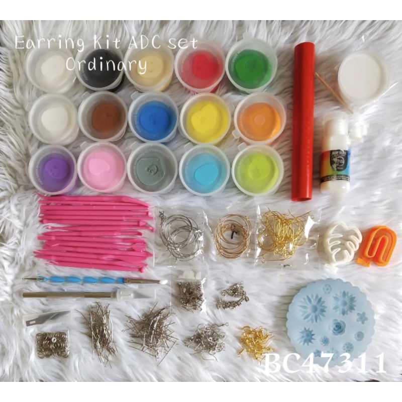 DIY Airdry Clay Earring Kit set Ordinary ADC Starter kit for
