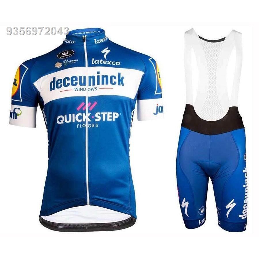 Men Deceuninck Unveil Cycling Jersey And Bib Shorts Set(sportswear