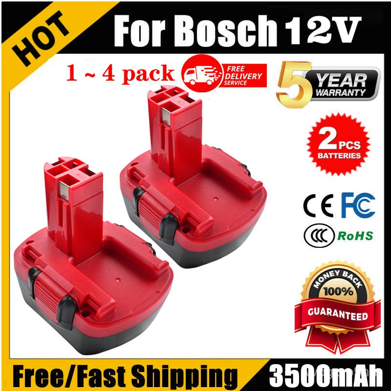 1～4 pack 3500mAh for bosch 12v battery replace Bosch 12V Drill PSR 12 GSR 12 VE2,GSB 12 VE2