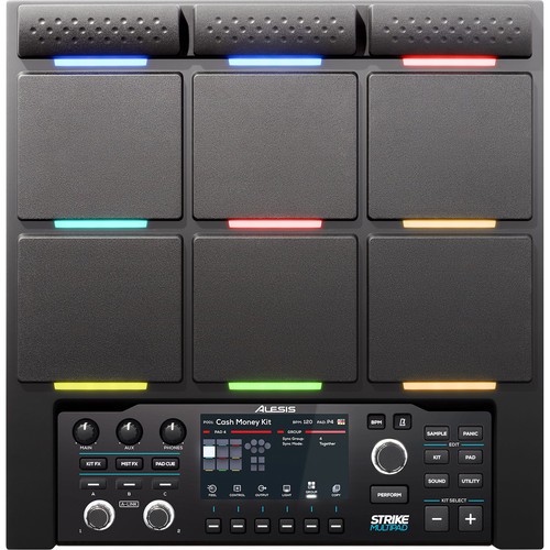Alesis Strike Multipad 9-Trigger Percussion Pad, RGB Backlighting ...