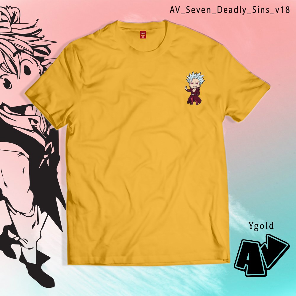 ban seven deadly sins shirt