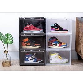 AMAZING MAGNETIC HIGH QUALITY TRANS & BLK TRANS LARGE SHOE BOX ...