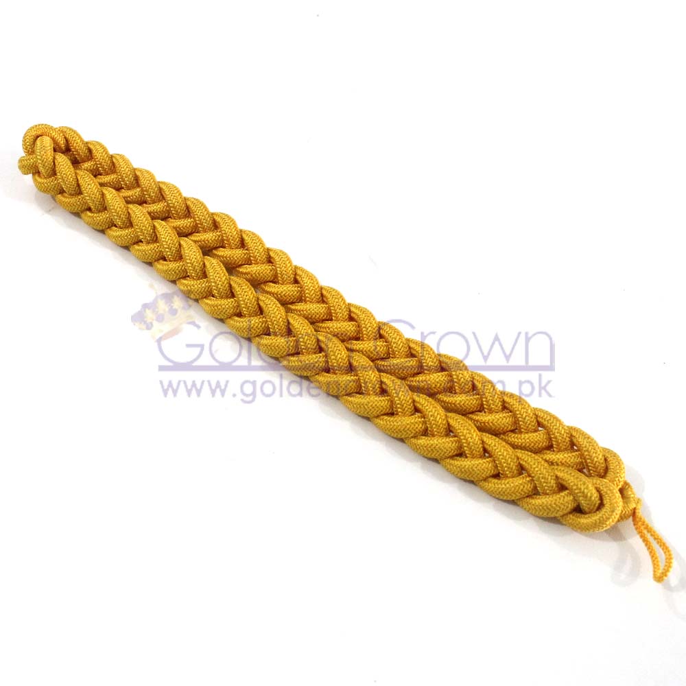 Military Shoulder Cord Nylon Gold, Shoulder cord supplier
