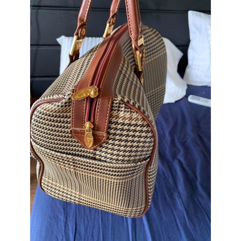 Louis Vuitton Speedy handbag 35 in brown canvas customized wake up, don't  be nervous-1323512590 Cloth ref.855352 - Joli Closet