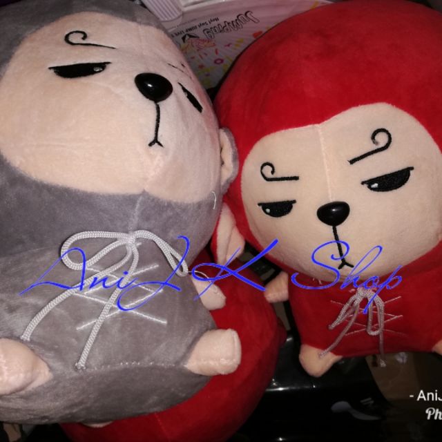 Korean Odyssey Monkey Doll Red Gray Shopee Philippines