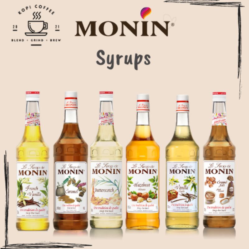 Monin Coffee Syrups Ml L Ml Shopee Philippines
