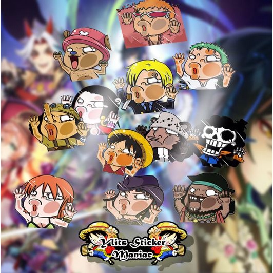 one piece anime window sticker (one piece) vinyl sticker, anime sticker