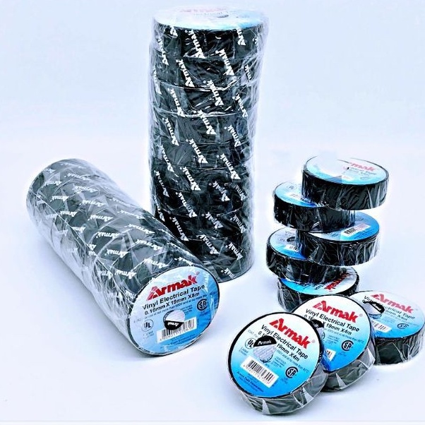 Meter Multi-Purpose Armak Black Electrical Tape Rubber Based Adhesive ...