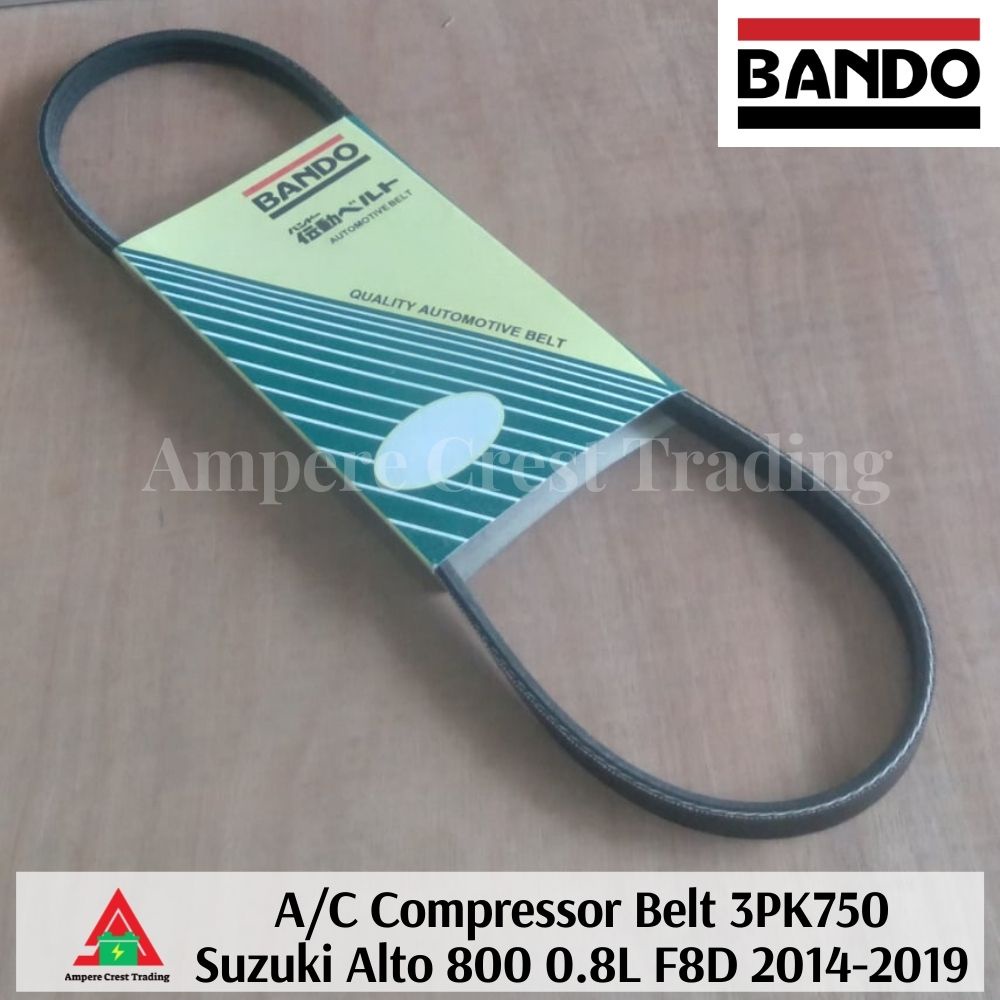 Bando A C Belt 3PK750 Suzuki Alto 800 0.8L F8D 2014 2019 3PK 750 Shopee Philippines