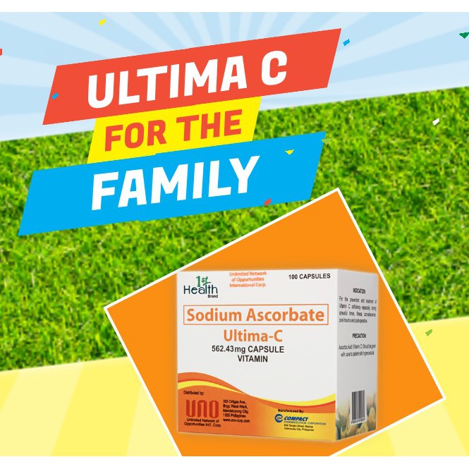 Vitamins pampataba 20 caps Ultima C 100 original weight gain for kids