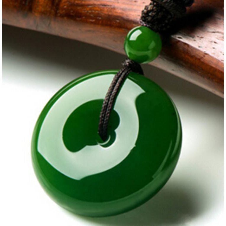 Spinach Green Jade Pendant Peace Buckle Pendants Shopee Philippines