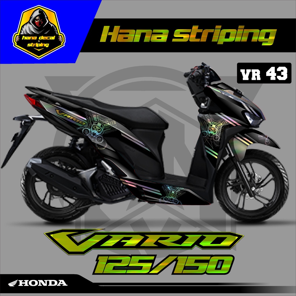 Vario new 125 And 150 HNs 43rus full body HOLOGRAM Sticker decal ...